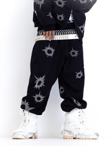 Bullet Logo Rhinestone Allover Pants
