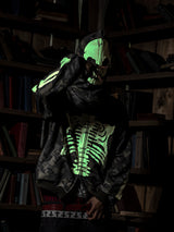 Glow Bone 풀 집 후디
