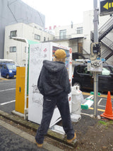 CMT ruler pigment zip hoodie