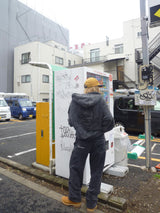 CMT ruler pigment zip hoodie