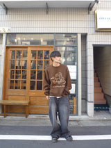 손 그리기 통치자 니트