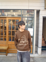 손 그리기 통치자 니트