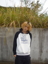 Hand drawing ruler raglan hoodie