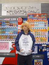 Hand drawing ruler raglan hoodie