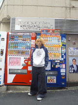 Hand drawing ruler raglan hoodie