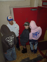 DOODLE LOGO PIGMENT HOODIE