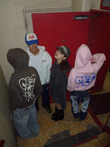 DOODLE LOGO PIGMENT HOODIE