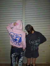 DOODLE LOGO PIGMENT HOODIE