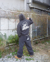 Ruler gradation sweat pants
