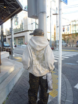 Doodle logo assorted zip hoodie