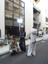 over dye universal logo zip hoodie