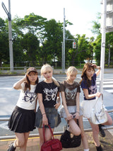 バタフライ フロント ロゴ SS Tシャツ