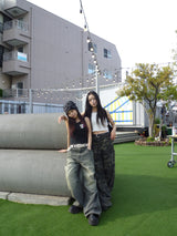 宽松过染牛仔布