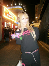 OG 로고 발렌타인 오프숄더 스웨트