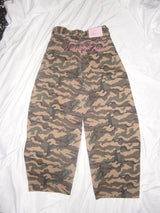 Ninety Girl Logo Glitter Buggy Denim Pants