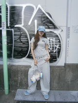90 Logo Girl Straight Sweat Pants