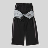 ダブルウエストトラックパンツ