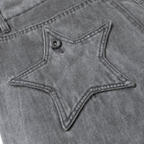STAR PATCH PANTS (SOLID)