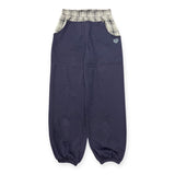 check switching sweat pants