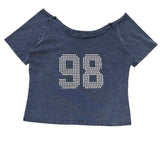 Heart Stud Numbering tee