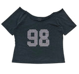 Heart Stud Numbering tee