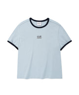 (Women) CGP Small Square Logo Ringer Short Sleeve T-Shirt CBEUWTS017