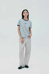(Women) CGP Small Square Logo Ringer Short Sleeve T-Shirt CBEUWTS017
