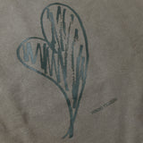 HEART PRINTED CREWNECK SWEAT