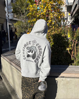 Cross ruler zip hoodie