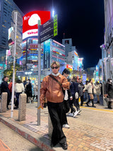 Multiple Chucks Fake Leather Jacket