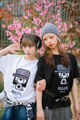 Boxy ruler check tee