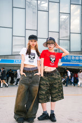 Boxy ruler check tee