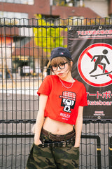 Boxy ruler check tee