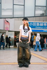 Boxy ruler check tee