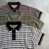 槍支俱樂部檢查針織polo襯衫