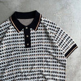 槍支俱樂部檢查針織polo襯衫