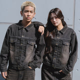 OVER DYE DENIM JACKET