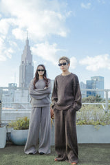 powder fade knit pants