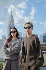 powder fade knit pants