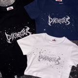 Tribal logo glitter tee