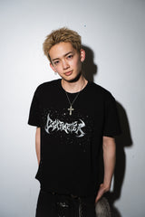 Tribal logo glitter tee