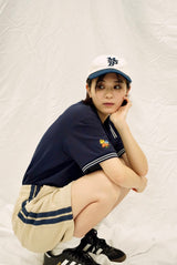 자수 꽃 폴로 셔츠