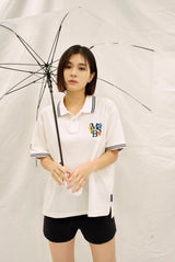 자수 꽃 폴로 셔츠