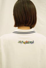 자수 꽃 폴로 셔츠