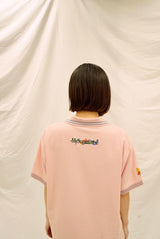 자수 꽃 폴로 셔츠