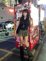 Eyelet damage tank top