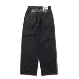 側線突破直牛仔布