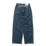 側線突破直牛仔布