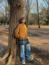 가짜 스웨이드 블루슨