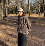 가짜 스웨이드 블루슨